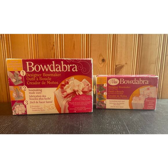 NEW Bowdabra & Mini Bowdabra Bowmaker with DVD Gifts Wedding Crafts - Picture 1 of 6